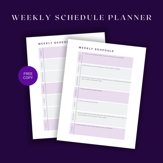 Weekly Schedule Planner